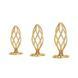 Анальная пробка LOCKINK SEVANDA Hollow Spiral Golden Metal Anal Plug - L size SX0884 фото 10