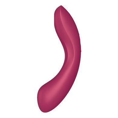 Вакуумный стимулятор с вибрацией Satisfyer Curvy Trinity 1 Red, игрушка 3в1 SO8407 фото