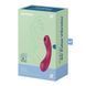 Вакуумный стимулятор с вибрацией Satisfyer Curvy Trinity 1 Red, игрушка 3в1 SO8407 фото 5