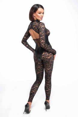 Комбінезон Noir Handmade F299 Enigma lace catsuit with underbust bodice - 3XL SX0236 фото