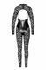 Комбінезон Noir Handmade F299 Enigma lace catsuit with underbust bodice - 3XL SX0236 фото 6