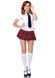 Еротичний костюм школярки Leg Avenue Private School Sweetie S, сорочка, спідниця, краватка, оправа SO9119 фото 2