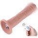 Фаллоимитатор 10.2&Prime; с вибрацией для секс-машин Hismith Silicone Dildo with Vibe, KlicLok, пульт ДУ SO6211 фото 1