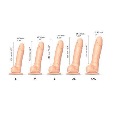 Реалистичный фаллоимитатор Strap-On-Me Sliding Skin Realistic Dildo Vanille XL, эффект подвижной кож SO6262 фото