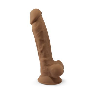 Фаллоимитатор SilexD Johnny Caramel (MODEL 1 size 7in), двухслойный, силикон+Silexpan, диаметр 3,8см SO3835 фото