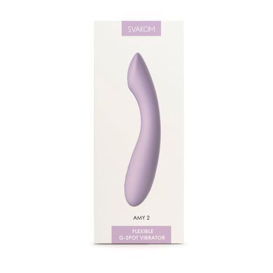 Вибратор для точки G с интеллектуальным режимом Svakom Amy 2 Pastel Lilac SO8770 фото