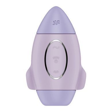 Вакуумный стимулятор с вибрацией Satisfyer Mission Control Violet, 2 независимых мотора SO8970 фото
