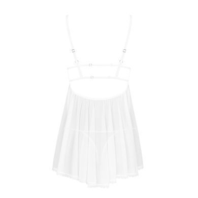 Пеньюар и трусики Obsessive Heavenlly babydoll & thong M/L SO8164 фото