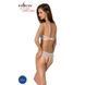 Комплект із бра, трусиків з ажурним декором та відкритим кроком Passion URSULA SET XXL/XXXL, white SO5846 фото 2
