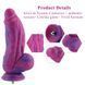 Фалоімітатор для секс-машин Hismith 9.45&Prime; Silicone Fantasy Series Dildo, система кріплення KlicLok SO6214 фото 2