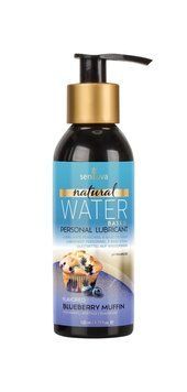 Змазка на водній основі Sensuva Natural Water-Based Blueberry Muffin 125мл без гліцерину і парабенів SO4943 фото