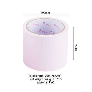 Електростатична стрічка для бондажу LOCKINK SEVANDA Electrostatic Tape - Pink Tape, 16 м SX0891 фото