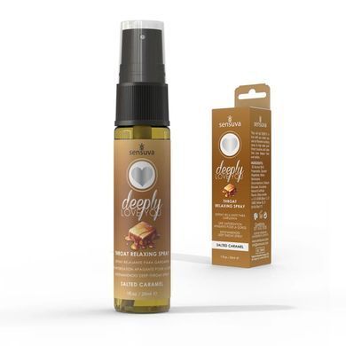 Спрей для минета Sensuva Deeply Love You Salted Caramel (29 мл), для глубокого минета SO3197 фото