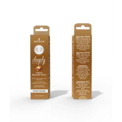 Спрей для минета Sensuva Deeply Love You Salted Caramel (29 мл), для глубокого минета SO3197 фото