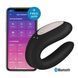 Смарт-вибратор для пар Satisfyer Double Joy Black с широким клиторальным стимулятором SO3898 фото 1
