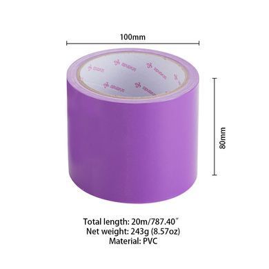 Электростатическая лента для бондажа LOCKINK SEVANDA Electrostatic Tape - Purple Tape, 16 м SX0892 фото