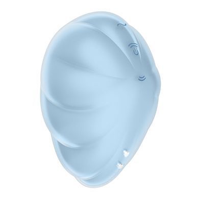 Вакуумный стимулятор с вибрацией Satisfyer Cloud Dancer Blue SO8974 фото