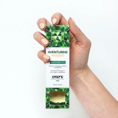 Массажное масло EXSENS Aventurine Avocado (анти-стресс с авантюрином) 100мл, натуральное SO2377 фото