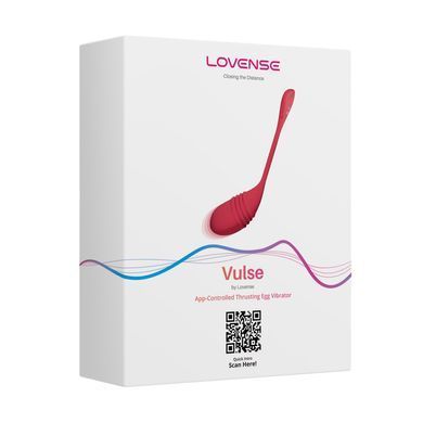 Смарт-виброяйцо с пульсацией Lovense Vulse (Thrusting Egg Vibrator), имитация фрикций SO8792 фото
