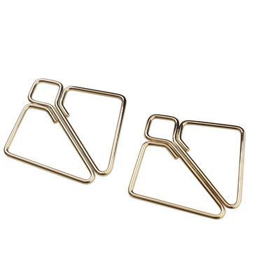 Затискачі для сосків з важкою підвіскою LOCKINK Nipple Clamps with Heavy Pendant - Golden SX0844 фото
