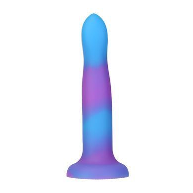 Светящийся в темноте фаллоимитатор ADDICTION Rave 8&Prime; Glow in the Dark Dildo Blue Purple, 20,3 см SO6851 фото