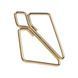 Затискачі для сосків з важкою підвіскою LOCKINK Nipple Clamps with Heavy Pendant - Golden SX0844 фото 6