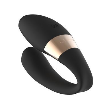 Вибратор для пар LELO Tiani Duo Black, 2 мотора, пульт ДУ SO8117 фото