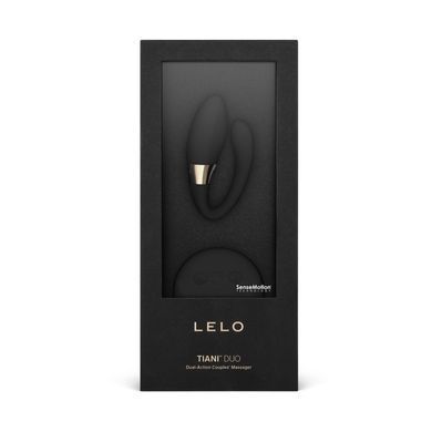 Вибратор для пар LELO Tiani Duo Black, 2 мотора, пульт ДУ SO8117 фото