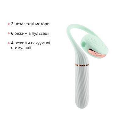 Пульсатор с вакуумной стимуляцией Otouch LOLLIPOP Teal SO9427 фото