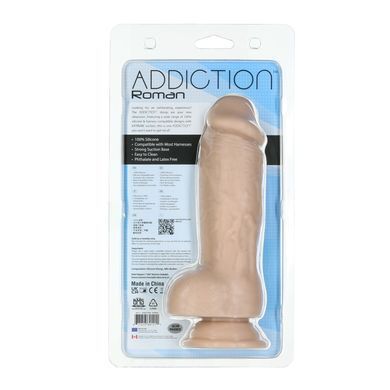 Реалистичный фаллоимитатор ADDICTION Roman 8&Prime; Girthy Dong, длина 22 см, диаметр 6 см SO6852 фото