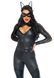 Еротичний костюм супергероя-кішечки Leg Avenue Wicked Kitty S, комбінезон, пояс, маска, вушка SO9128 фото 1