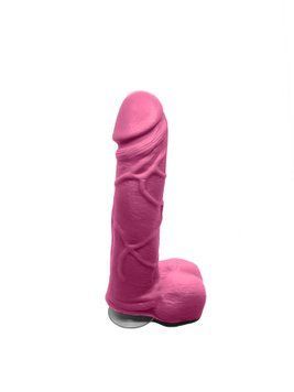 Крафтове мило-член із присоскою Чистий Кайф Pink size M, натуральне SO2633 фото