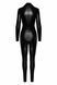 Комбинезон Noir Handmade F319 Caged wetlook catsuit with zippers and ring - L SX0347 фото 6