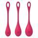 Набір йоні намистин Satisfyer Yoni Power 1 Red, діаметр 2-2,5-3см, вага 22-46-74гр SO5547 фото 4