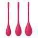 Набір йоні намистин Satisfyer Yoni Power 1 Red, діаметр 2-2,5-3см, вага 22-46-74гр SO5547 фото 2