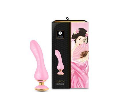 Вібратор для точки G Shunga Sanya Light Pink, гнучкий стовбур SO6904 фото