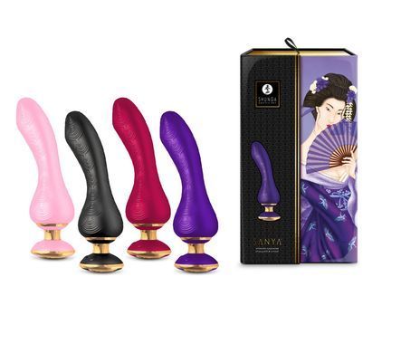 Вібратор для точки G Shunga Sanya Light Pink, гнучкий стовбур SO6904 фото