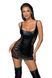 Платье Noir Handmade F229 Powerwetlook dress with lace inserts - XL SX0100 фото 3