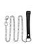 Поводок Fetish Tentation Premium Metal leash with cowhide leather wrist 115 см SX1097 фото 1