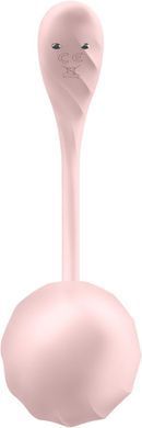 Віброяйце Satisfyer Ribbed Petal Connect App Rose SX1222 фото