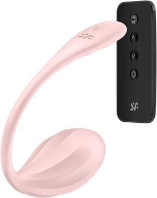 Віброяйце Satisfyer Ribbed Petal Connect App Rose SX1222 фото