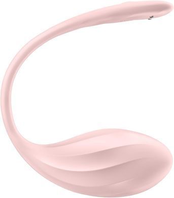 Віброяйце Satisfyer Ribbed Petal Connect App Rose SX1222 фото