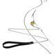 Металева анальна пробка Art of Sex Metal Anal Plug with Leash size M з повідцем SO6177 фото 2