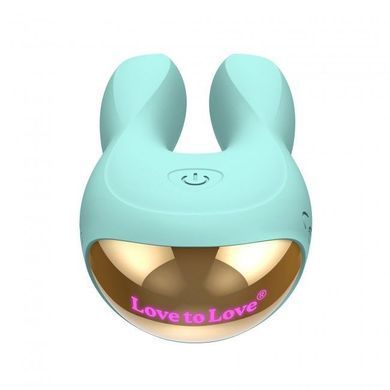 Вибратор-кролик Love To Love Hear Me Menthe с двумя моторчиками и разноцветной LED-подсветкой SO3082 фото