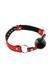 Кляп Fetish Tentation Premium Leather gag with silicone ball Red SX1100 фото 1