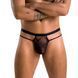 Чоловічі прозорі стринги Passion 029 THONG COLLIN S/M Black, сітка SO7559 фото 1
