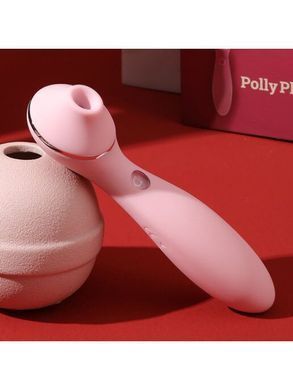 Вакуумний вібратор KISTOY Polly Plus Pink SO4959 фото