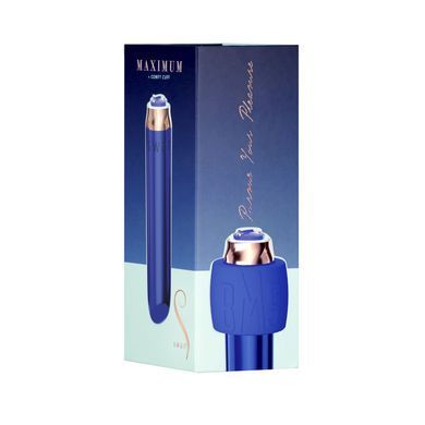 Вибропуля Swan Maximum + Comfy Cuff Blue, супермощная, разная интенсивность, силиконовая манжета SO8903 фото