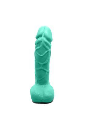 Крафтовое мыло-член с присоской Чистий Кайф Turquoise size M, натуральное SO2645 фото