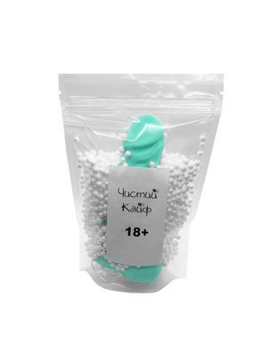 Крафтовое мыло-член с присоской Чистий Кайф Turquoise size M, натуральное SO2645 фото